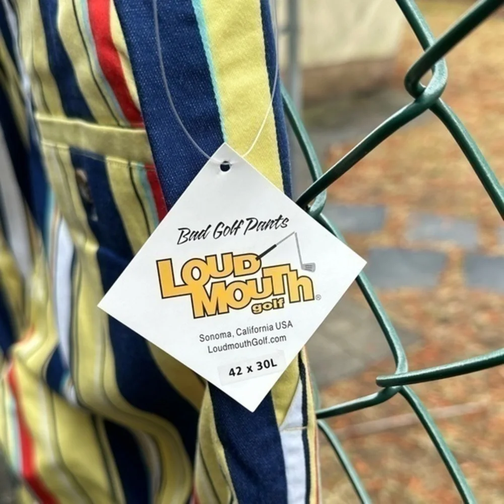 Loudmouth Men’s Golf Pants, 42Wx30L (The Hamptons‎ Pattern) (NWT)